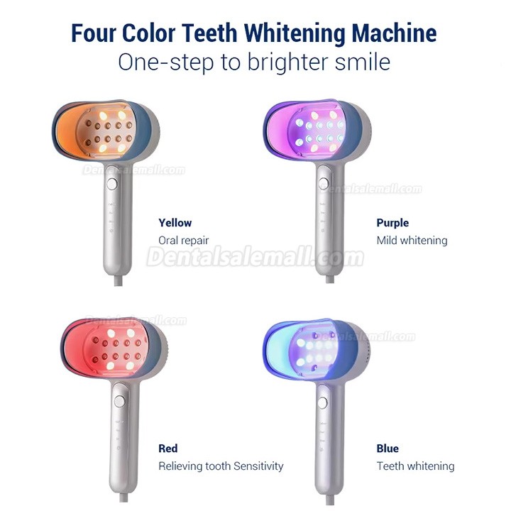 Dental Cold Light LED Whitening Lamp Bleaching Accelerator (Blue + Yellow + Purple + Red Light)